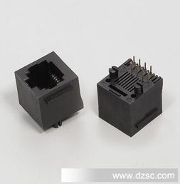 工廠供應的RJ45 8P8C帶邊網絡插座連接器 工控領域的新選擇